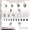 Service Caster 3 Inch 316SS Maroon Poly Swivel 1-5/8 Inch Expanding Stem Caster Lock Brake SCC SCC-SS316TTLEX20S314-PPUB-MRN-158 - alternate 2